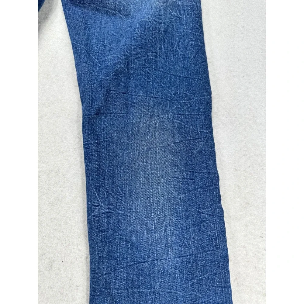 Levis 502 Regular Taper Jeans Mens 28x30 Medium Wash Blue Denim